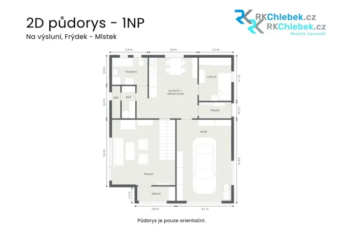 Prodej rodinného domu, Frýdek-Místek, Na Výsluní, 166 m2
