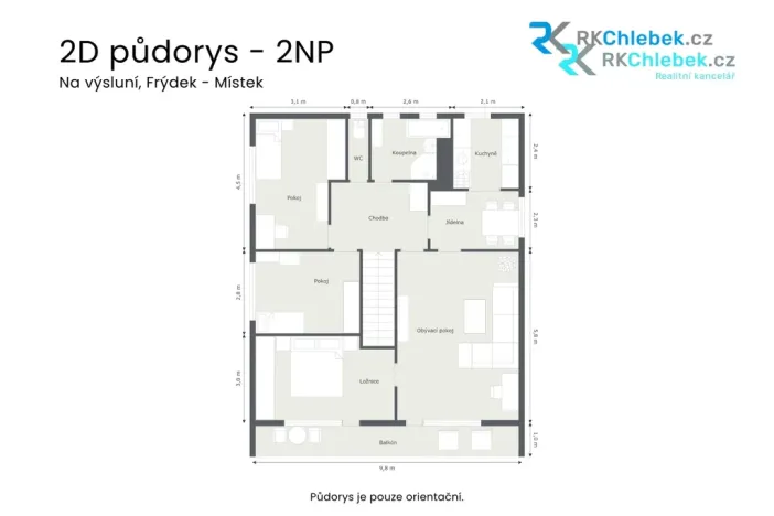 Prodej rodinného domu, Frýdek-Místek, Na Výsluní, 166 m2