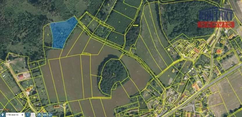 Prodej lesa, Oselce, 6402 m2