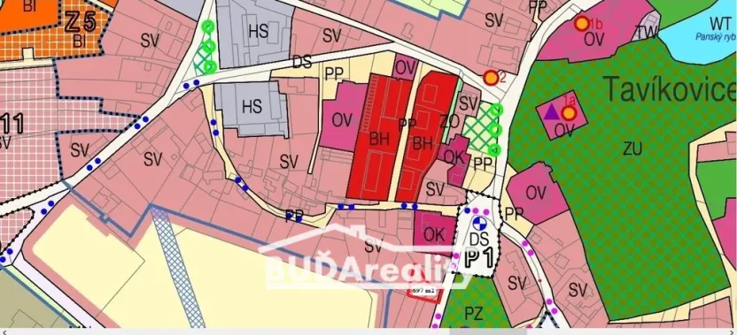 Prodej pozemku pro bydlení, Tavíkovice, 697 m2