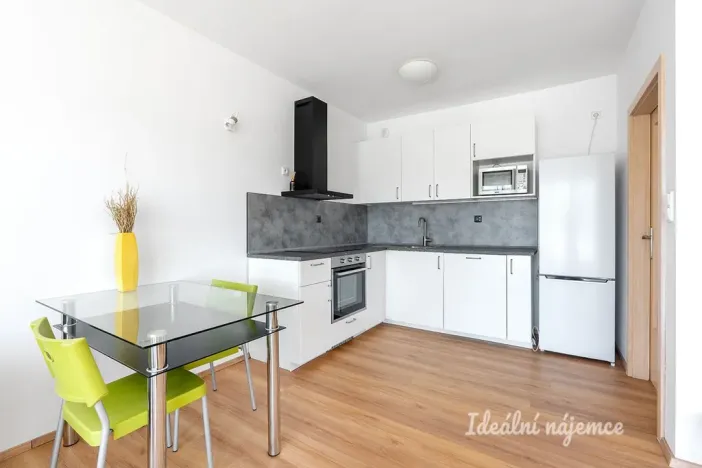 Pronájem bytu 1+kk, Praha - Vysočany, Na Harfě, 43 m2
