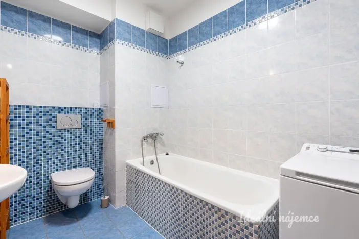 Pronájem bytu 1+kk, Praha - Vysočany, Na Harfě, 43 m2