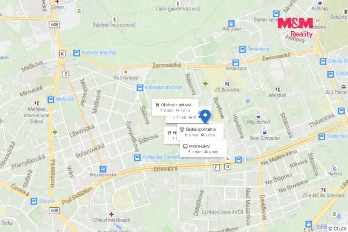 Prodej bytu 2+kk, Praha - Kobylisy, Rajmonova, 44 m2