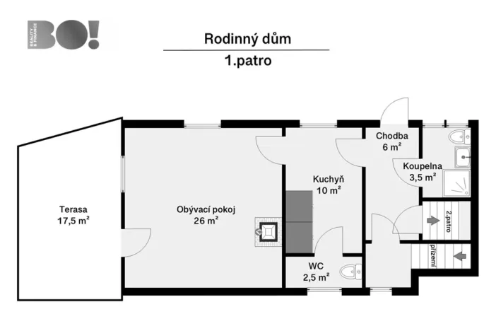 Prodej rodinného domu, Zubčice, 140 m2