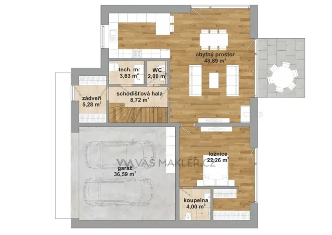 Pronájem vily, Úvaly, Hvězdova, 162 m2