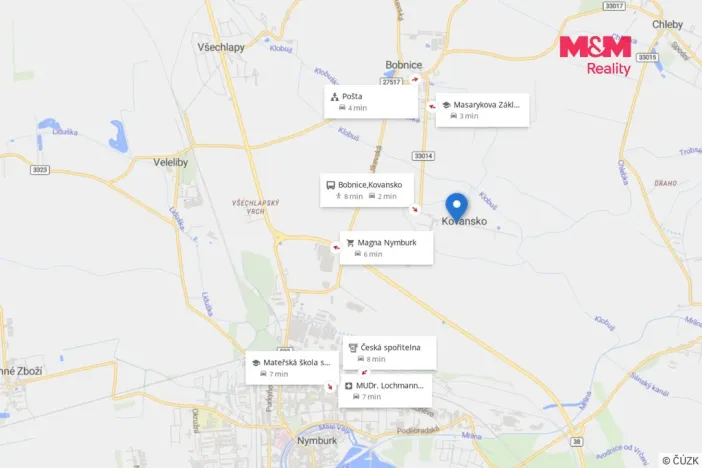 Prodej rodinného domu, Bobnice - Kovansko, V Lipách, 80 m2