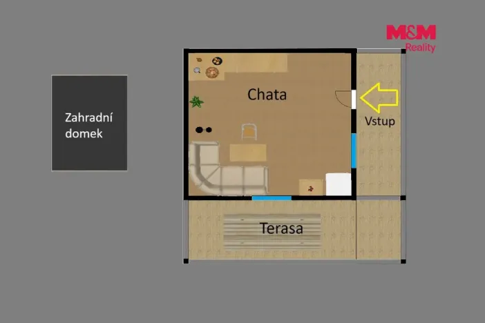 Prodej zahrady, Čáslav, Chotusická, 360 m2