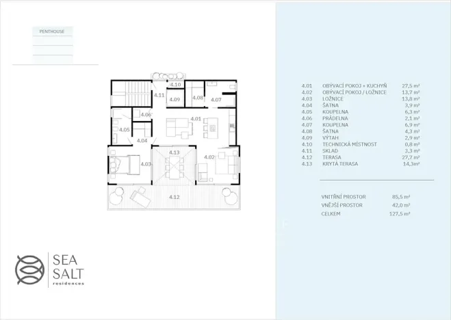 Prodej bytu 3+kk, West Bay, Honduras, 171 m2