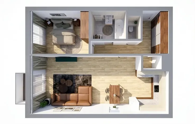 Prodej bytu 2+kk, Prostějov, Werichova, 68 m2