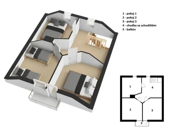 Prodej chalupy, Víchová nad Jizerou - Horní Sytová, 83 m2