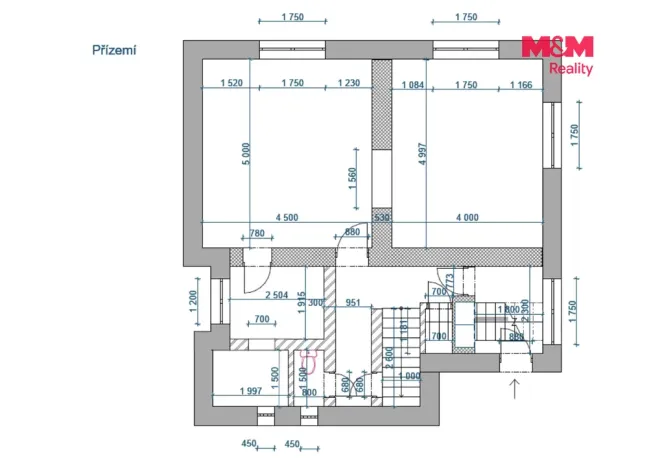 Prodej rodinného domu, Čáslav - Čáslav-Nové Město, Na Skále, 174 m2