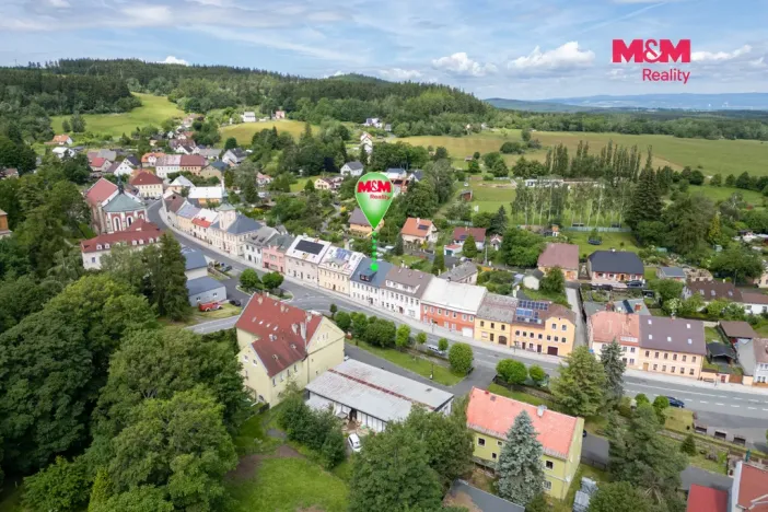 Prodej rodinného domu, Krásno, Náměstí, 348 m2