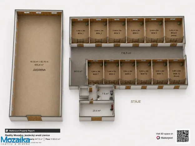 Pronájem zemědělské usedlosti, Líšnice, 358 m2