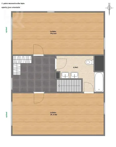 Pronájem bytu 4+kk, Praha - Smíchov, Tomkova, 155 m2