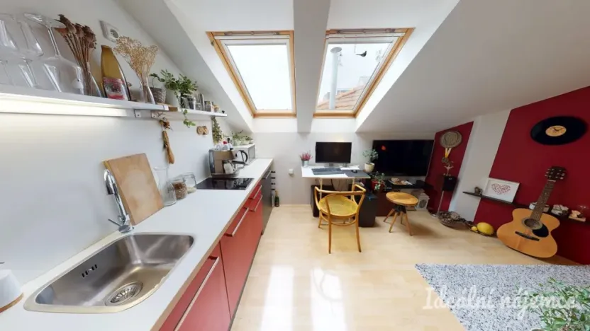 Pronájem bytu 1+kk, Brno - Zábrdovice, Körnerova, 22 m2