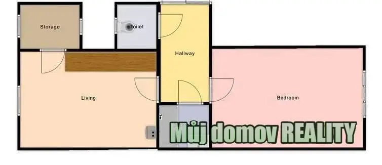 Pronájem bytu 2+kk, Praha - Libeň, Braunerova, 51 m2