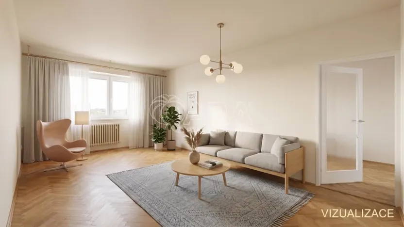 Prodej bytu 3+1, Praha - Strašnice, Černokostelecká, 63 m2