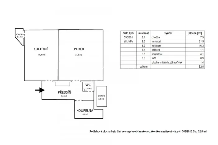 Prodej bytu 1+1, Praha - Karlín, Na střelnici, 53 m2