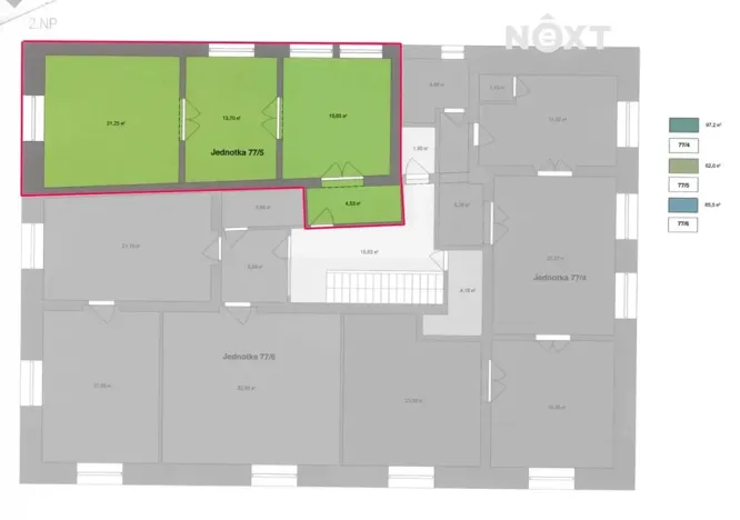 Prodej bytu 3+kk, Benátky nad Jizerou, Vaněčkova, 62 m2