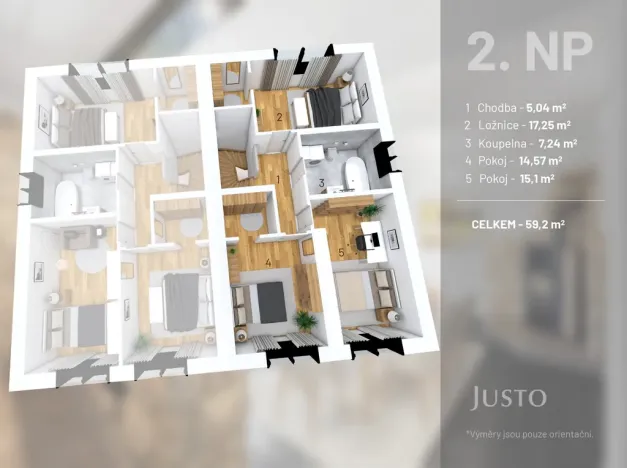 Prodej bytu 5+kk, Včelná, Okružní, 123 m2