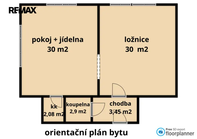 Pronájem bytu 2+kk, Třebíč - Horka-Domky, Litoltova, 86 m2