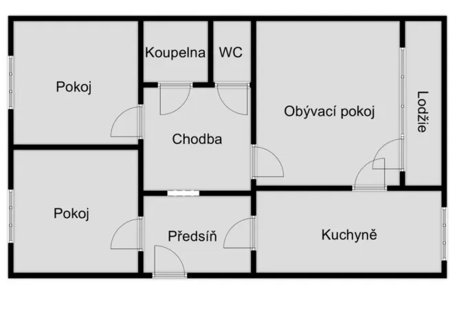Prodej bytu 3+1, Ústí nad Labem - Krásné Březno, Anežky České, 73 m2