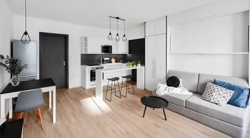 Pronájem bytu 1+kk, Praha - Hlubočepy, Vítové, 33 m2
