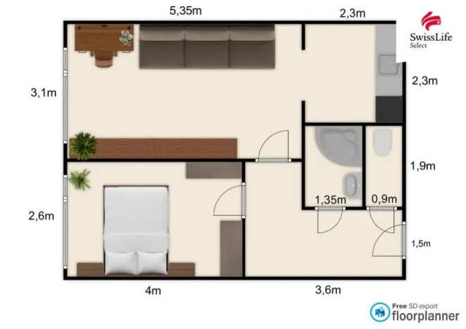 Prodej bytu 2+kk, Praha - Stodůlky, Klukovická, 45 m2