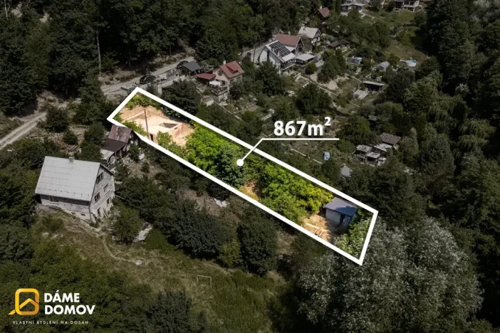 Prodej zahrady, Zlín - Příluky, Štákovy Paseky, 803 m2