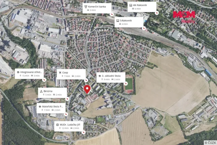 Pronájem bytu 2+1, Rakovník - Rakovník II, Průběžná, 53 m2