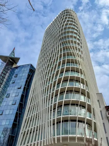Pronájem bytu 3+kk, Praha - Karlín, U Sluncové, 98 m2