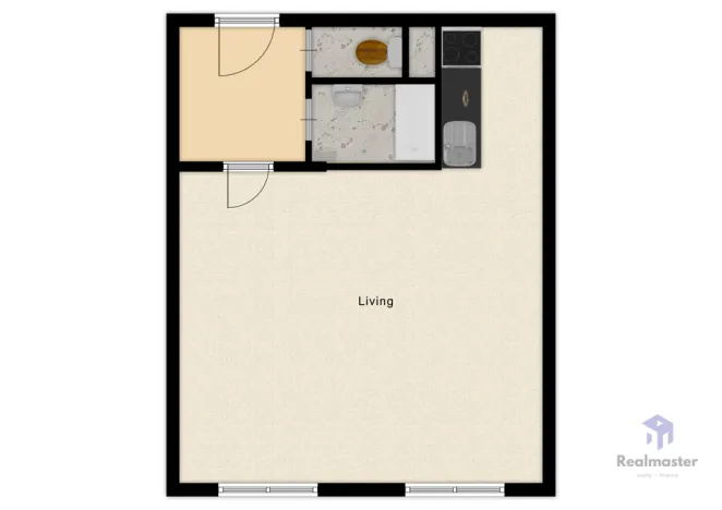 Prodej bytu 1+kk, Ústí nad Labem - Krásné Březno, Dr. Horákové, 32 m2