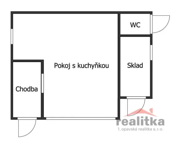 Prodej chaty, Opava - Předměstí, Jaselská, 15 m2
