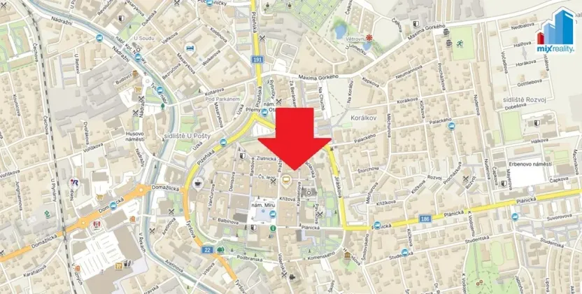 Pronájem kanceláře, Klatovy - Klatovy I, Krameriova, 16 m2