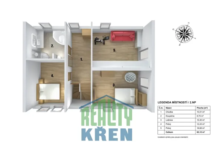 Prodej rodinného domu, Unhošť, V Topolech, 151 m2