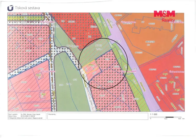 Prodej pozemku pro bydlení, Ústí nad Labem, Bratří Veverků, 559 m2