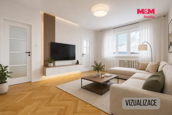 Prodej bytu 2+1, Ledeč nad Sázavou, Zdeňka Fibicha, 50 m2