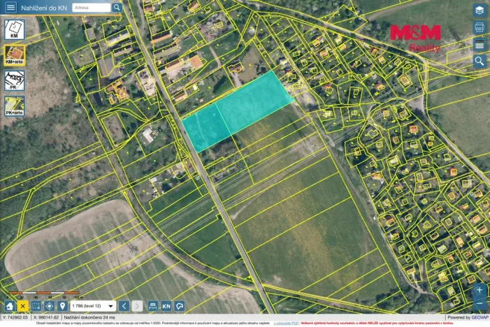 Prodej pozemku pro bydlení, Úštěk - Habřina, 1100 m2