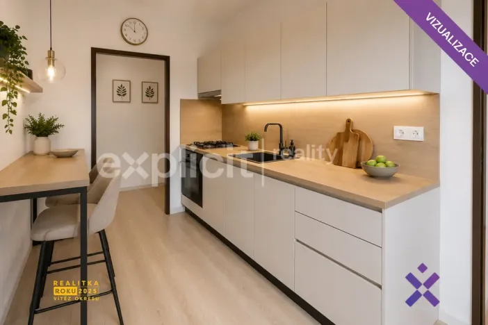 Prodej bytu 2+1, Otrokovice, Kpt. Nálepky, 58 m2