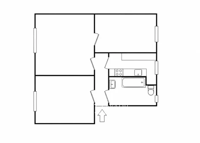 Pronájem bytu 3+1, Benešov, Žižkova, 59 m2