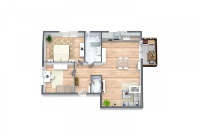 Pronájem bytu 3+kk, Bravantice, 86 m2