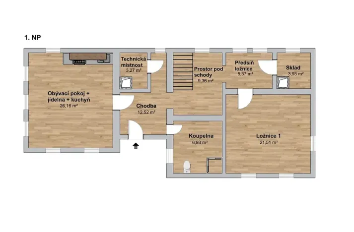 Prodej chalupy, Mezilečí, 163 m2