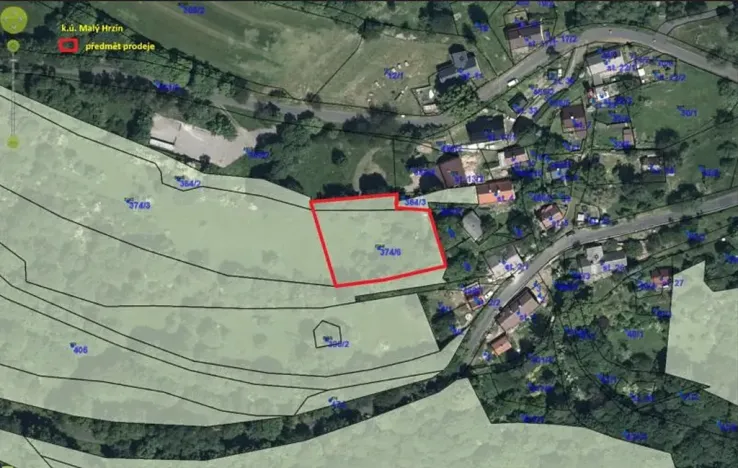Prodej pozemku, Stráž nad Ohří, 2127 m2