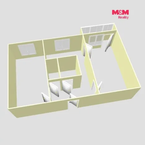 Prodej bytu 2+1, Karviná - Ráj, Haškova, 54 m2