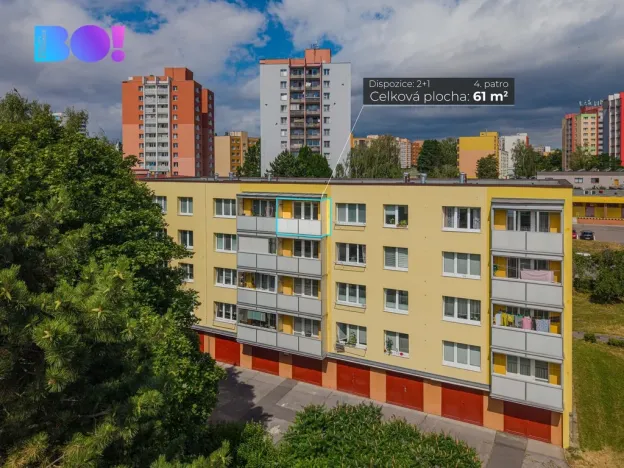 Prodej bytu 2+1, Ostrava, Vincence Makovského, 61 m2