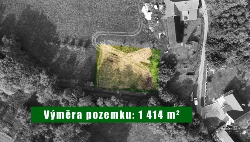 Prodej pozemku pro bydlení, Hustopeče nad Bečvou - Poruba, 1414 m2