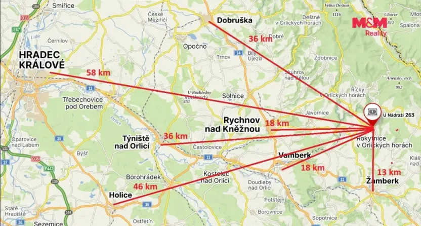 Prodej bytu 2+1, Rokytnice v Orlických horách, U Nádraží, 63 m2