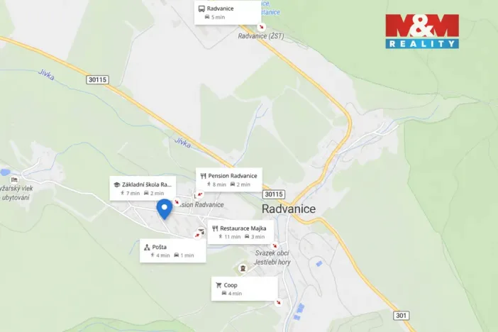 Pronájem bytu 3+1, Radvanice, 78 m2