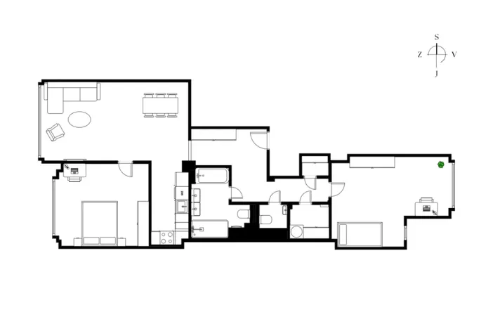 Prodej bytu 3+kk, Praha - Holešovice, Komunardů, 87 m2
