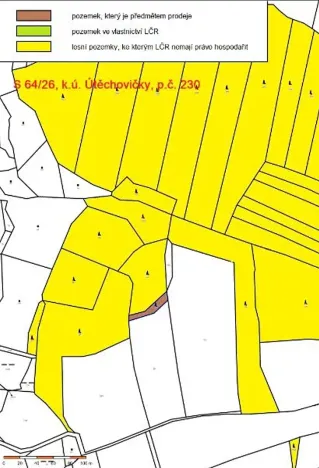 Prodej lesa, Útěchovičky, 360 m2